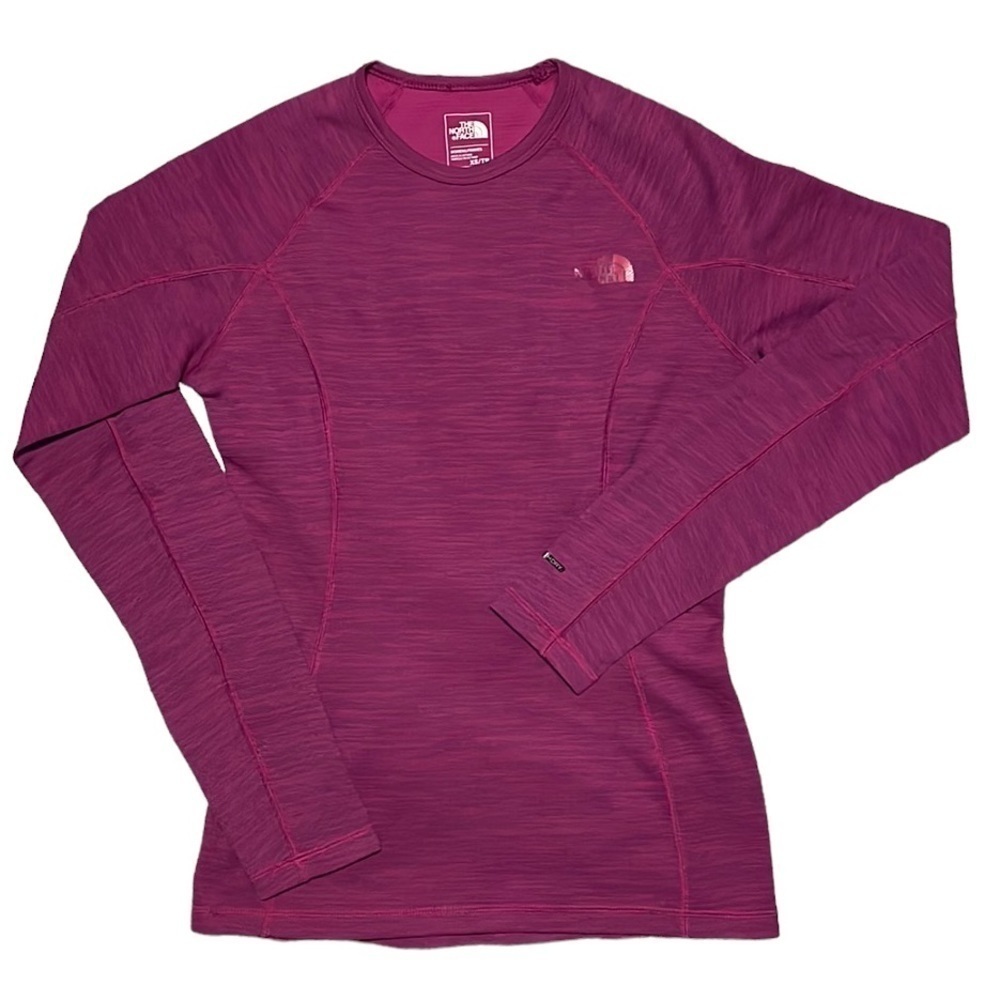 NORTH‎ Face Purple Long Sleeve Flash Dry Shirt Size XS